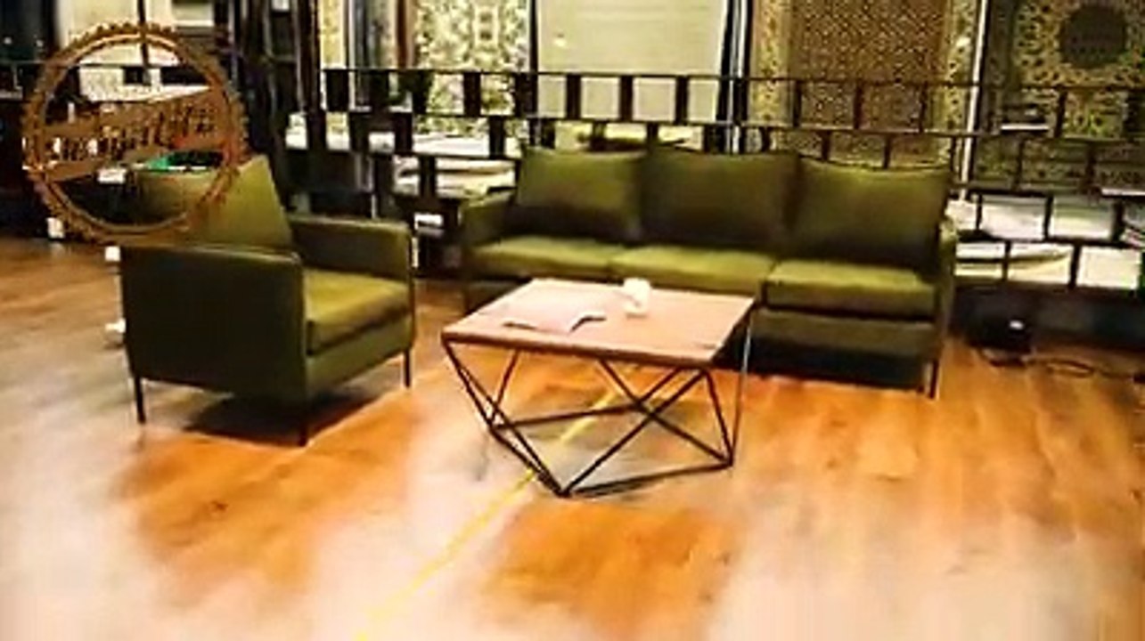 Vintage Leather Sofa Handmade Solid