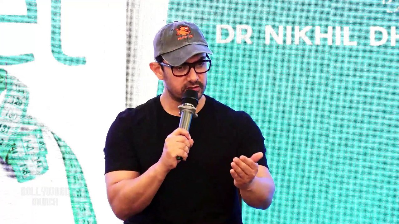 Aamir Khan shares his fitness tips at Fatloss Diet book launch ; Watch