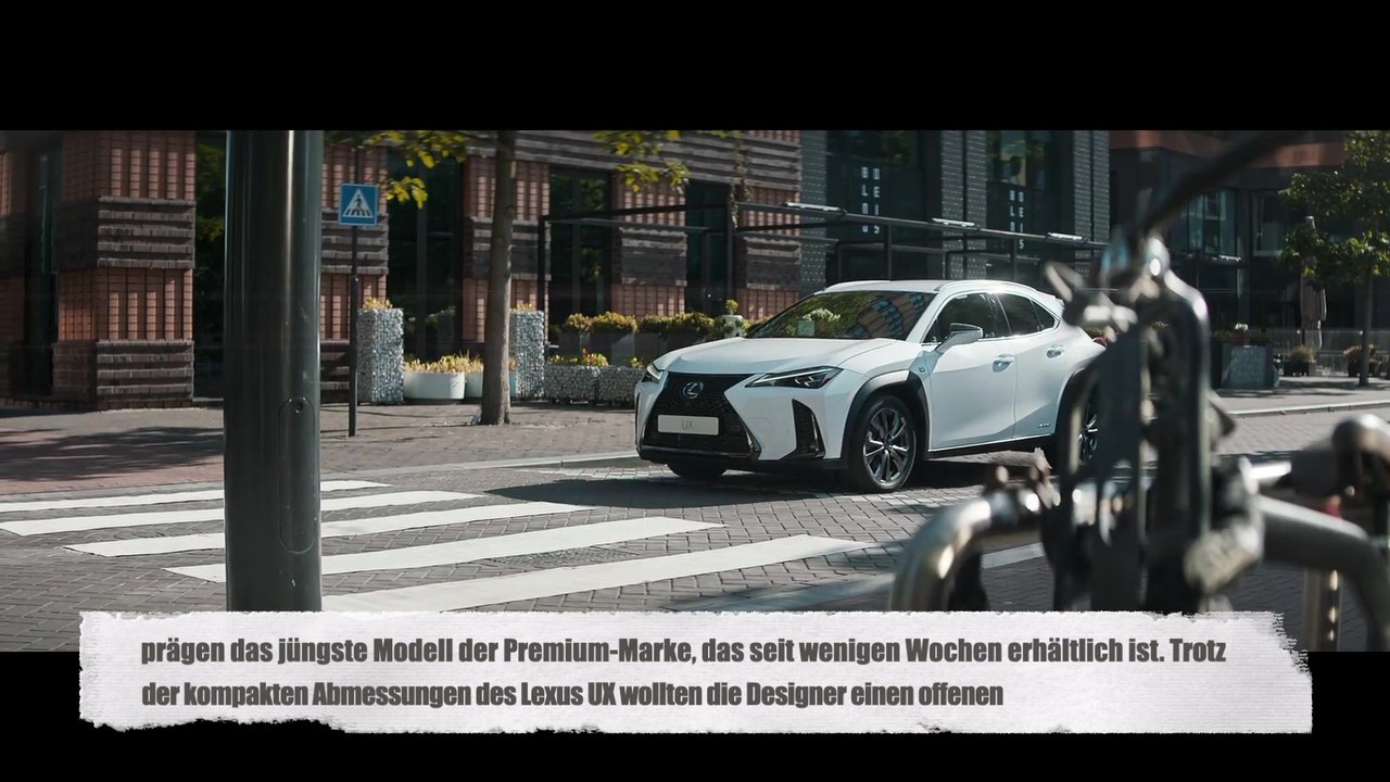 Tradition und Moderne im neuen Lexus UX - Crossover-Modell seit Kurzem in Deutschland erhältlich