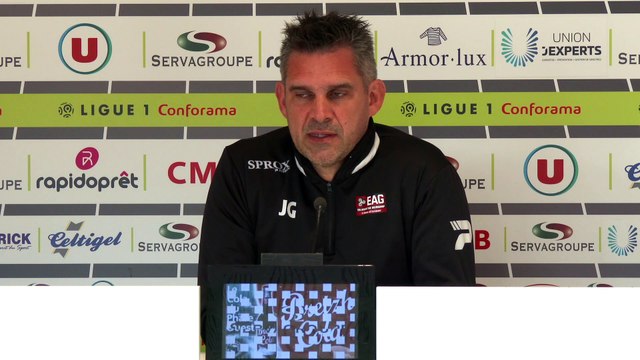 Le point presse de Jocelyn Gourvennec avant Strasbourg - Guingamp