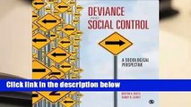 About For Books  Deviance and Social Control: A Sociological Perspective Complete