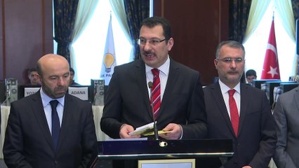 AK Parti Seçim İşlerinden Sorumlu Genel Başkan Yardımcısı Yavuz - Seçim günü hazırlıkları (2) - ANKARA