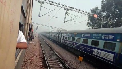 Entering Platform After Changing Track