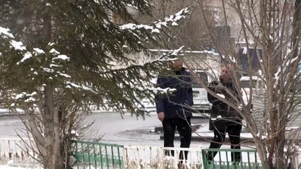 Kars'ta kar etkisini sürdürüyor