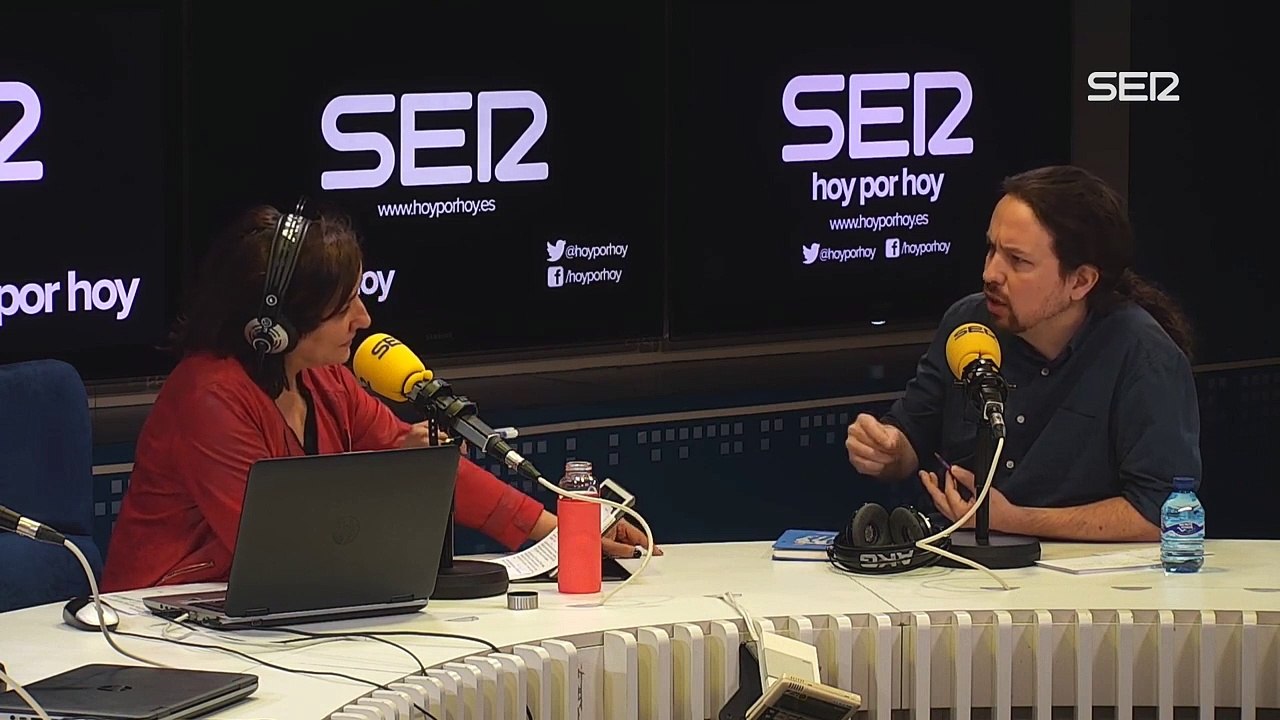 Entrevista a Pablo Iglesias, en  Hoy por Hoy