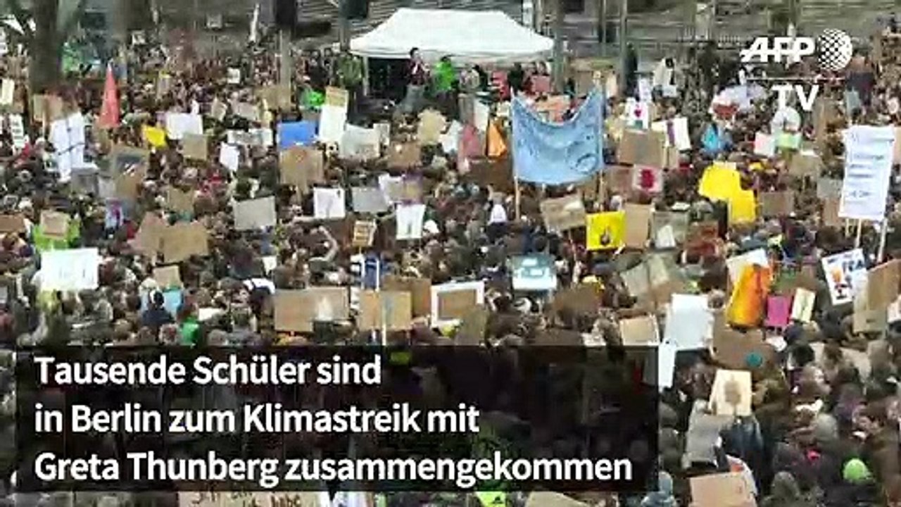 Fridays for Future: Tausende Schüler bei Klimastreik in Berlin