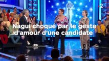 Nagui choqué par le geste d'amour d'une candidate !