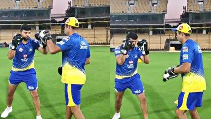 IPL 2019: Suresh Raina boxing Video | ரெய்னா, பாக்ஸிங் பயிற்சியில் ஈடுபட்ட வீடியோ