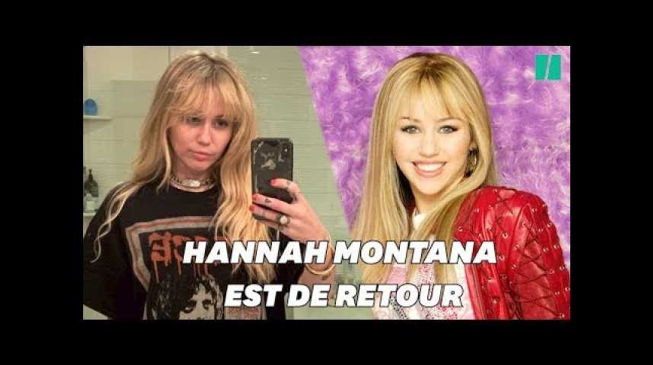Miley Cyrus se transforme et redevient Hannah Montana