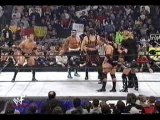 The Rock, Kane and Hogan vs Scott Hall, Kevin Nash and X-Pac