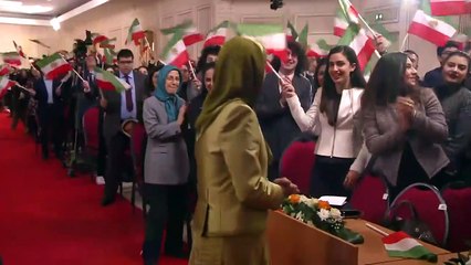 A gathering of youths on the anniversary of 1979 Revolution in Iran