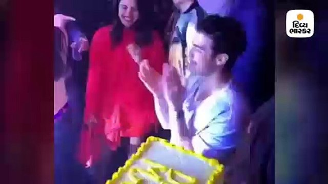 પતિ સાથે પ્રિયંકા ચોપરાએ કૉન્સર્ટમાં આવેલા લોકો પર કેક ફેંકી
