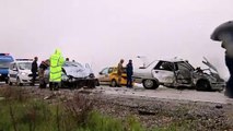 Adıyaman'da trafik kazası: 1 ölü 5 yaralı
