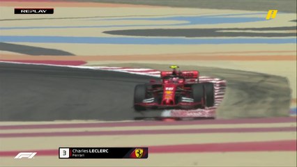 شاهد الـ"أوفرستيرينغ" الذي حدث مع لوكلير في آخر منعطف على حلبة البحرين