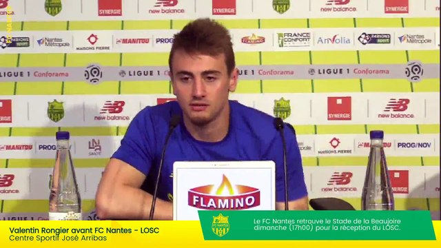 Valentin Rongier avant FC Nantes - LOSC