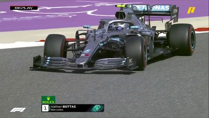 اللحظة التي تصدر فيها بوتاس التجارب الأولى لجائزة البحرين الكبرى