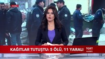 Kağıtlar Tutuştu Yagın Çıktı 5 Ölü, 11 Yaralı  tgrt haber