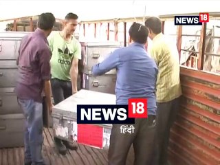 भारी सुरक्षा के बीच रुद्रपुर स्ट्रांग रूम तक पहुंचाए गए 1402 इवीएम