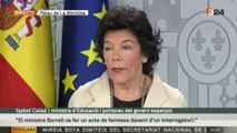 Celáa defensa l'actuació de Josep Borrell
