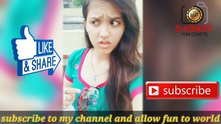Only girl tiktok musically comedy videos by 5-minute fun crafts