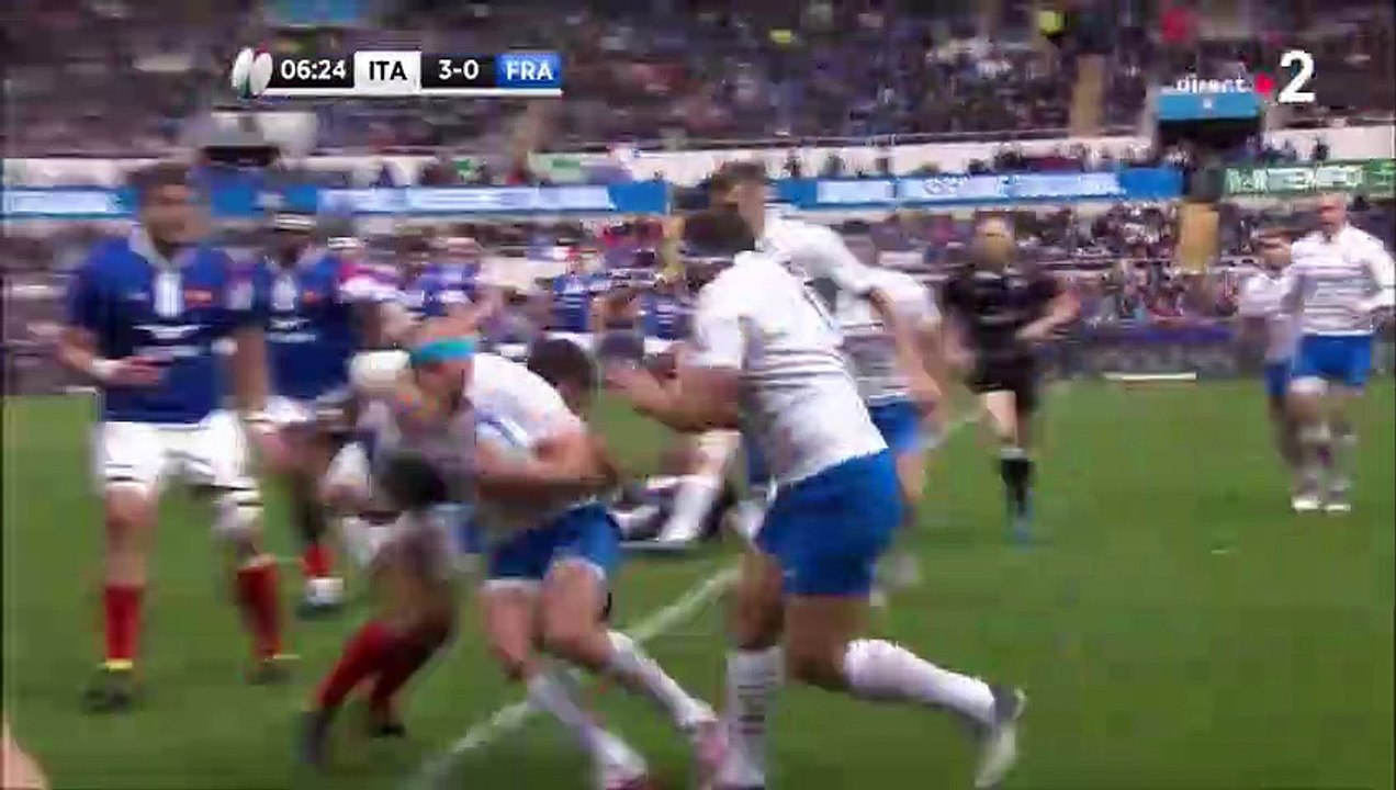 Les nouvelles règles du plaquage sur Italie vs France