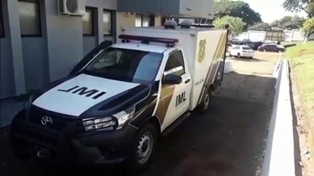 Corpo de jovem vítima de colisão na BR-277 é levado ao IML