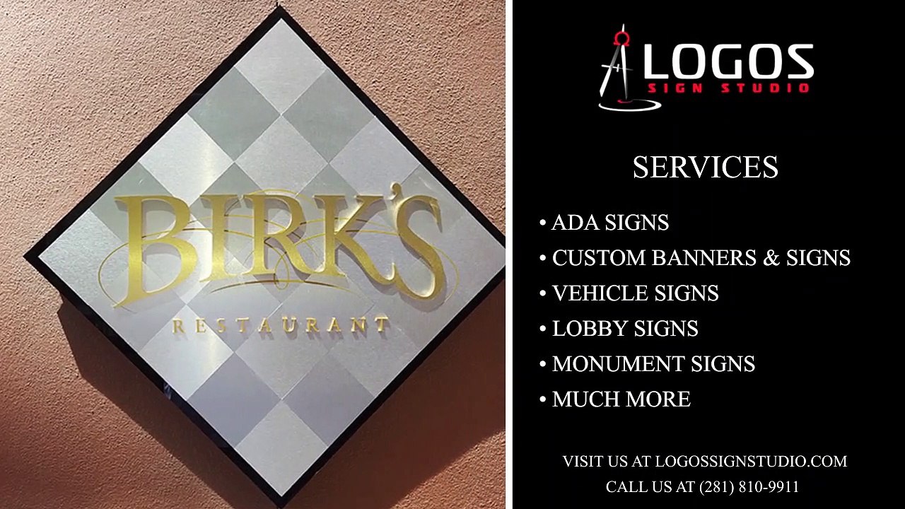 Maximize your business potential with all kinds of signs available at Logos Sign Studio