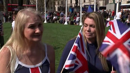 'We want out!' Pro-Brexit protestors 'angry' over delay