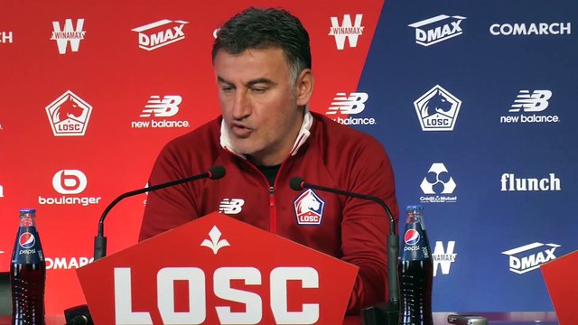 Galtier «On a l'avantage de faire la course en tête» - Foot - L1 - Lille