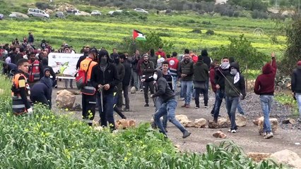 Filistin'de 'Toprak Günü'nün 43. yıl dönümü gösterilerine müdahale - RAMALLAH