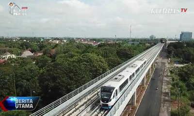 LRT Palembang Angkut 3.000-5.000 Penumpang Per Hari