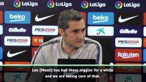 Messi has carried knocks since before Christmas - Valverde
