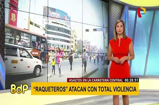 Asaltos en la Carretera Central: “Raqueteros” atacan con total violencia