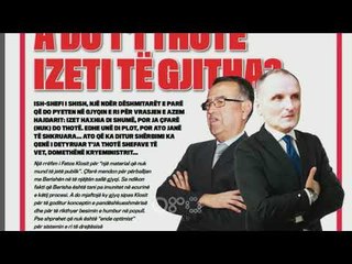 Ora juaj, Shtypi i ditës: A do t'i thotë Izeti të gjitha?