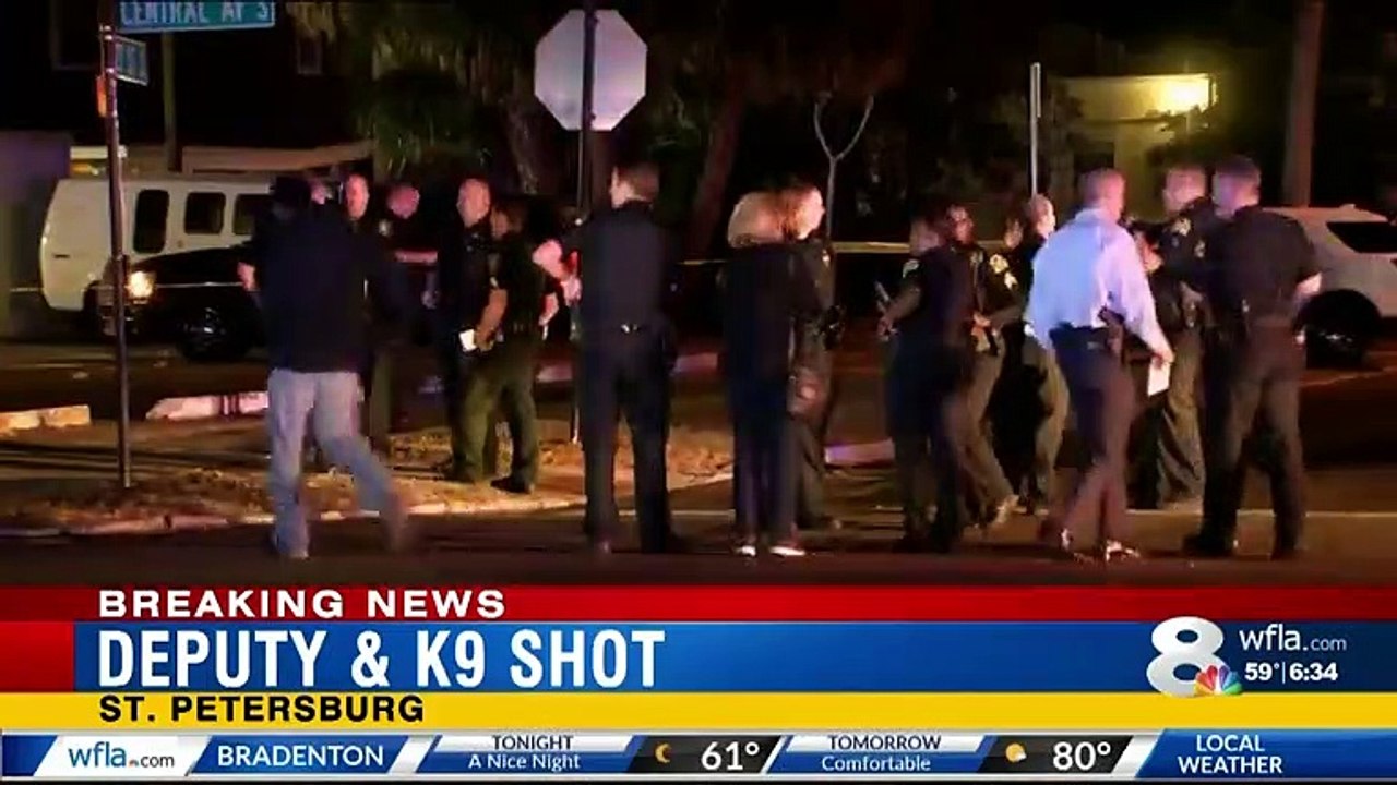 Florida Deputy And K9 Recovering After Being Shot By Suspect