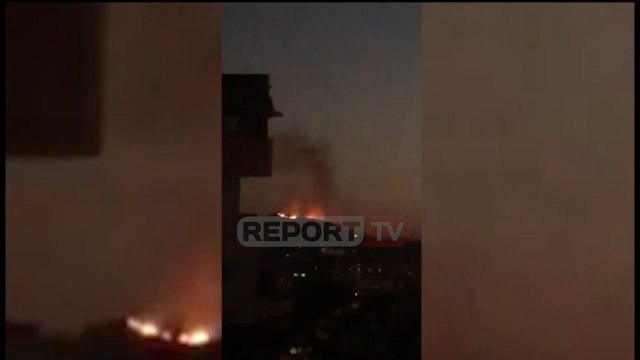 Tiranë/ Zjarr në Kodrat e Selitës, dyshohet i qëllimshëm
