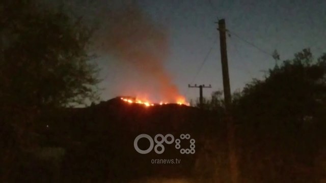 RTV Ora - Zjarr i madh në kodrat e Selitës