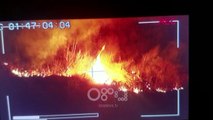 RTV Ora - Sërish në Selitë, shikoni si po avancon zjarri në kodra