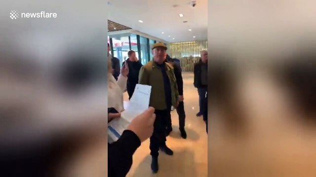 Democratic Football Lads Alliance enter Guardian's London HQ