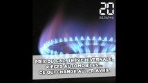 Prix du gaz, trêve hivernale, pièces automobiles… Ce qui change au 1er avril