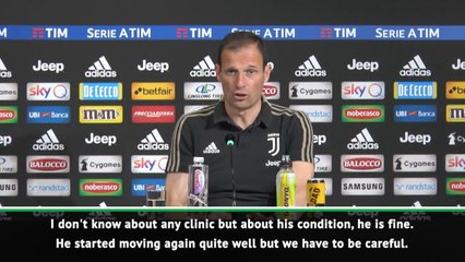 Ronaldo will only return when he's fully recovered - Allegri