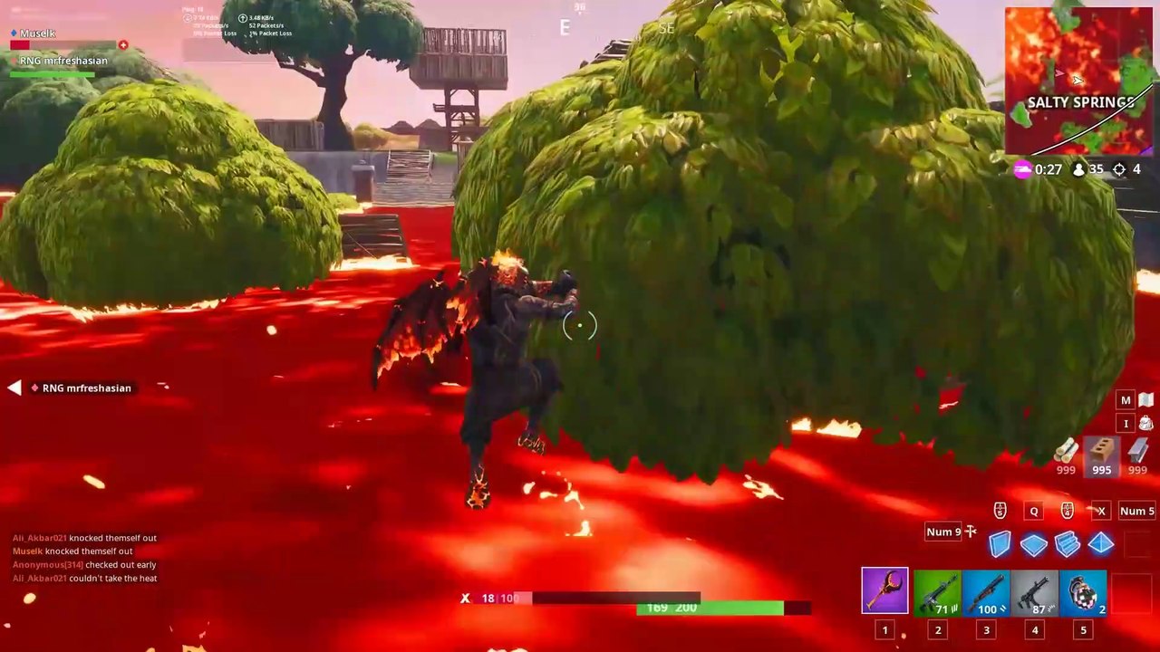 Trapping Enemies UNDERGROUND In Lava