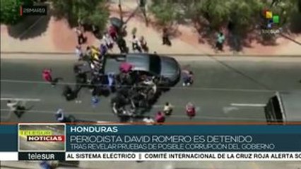 Policía de Honduras arresta al periodista David Romero