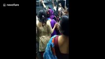 Supposedly 'possessed' woman has fit on train in west India