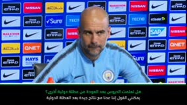 كرة قدم: الدوري الإنكليزي: سنلعب 15 مباراة فقط إذا كنا نستحق ذلك- غوارديولا
