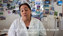 Wafa / Secrétaire à l'Etablissement Français du sang de Périgueux