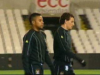 El Manchester City de Robinho llega a Santander