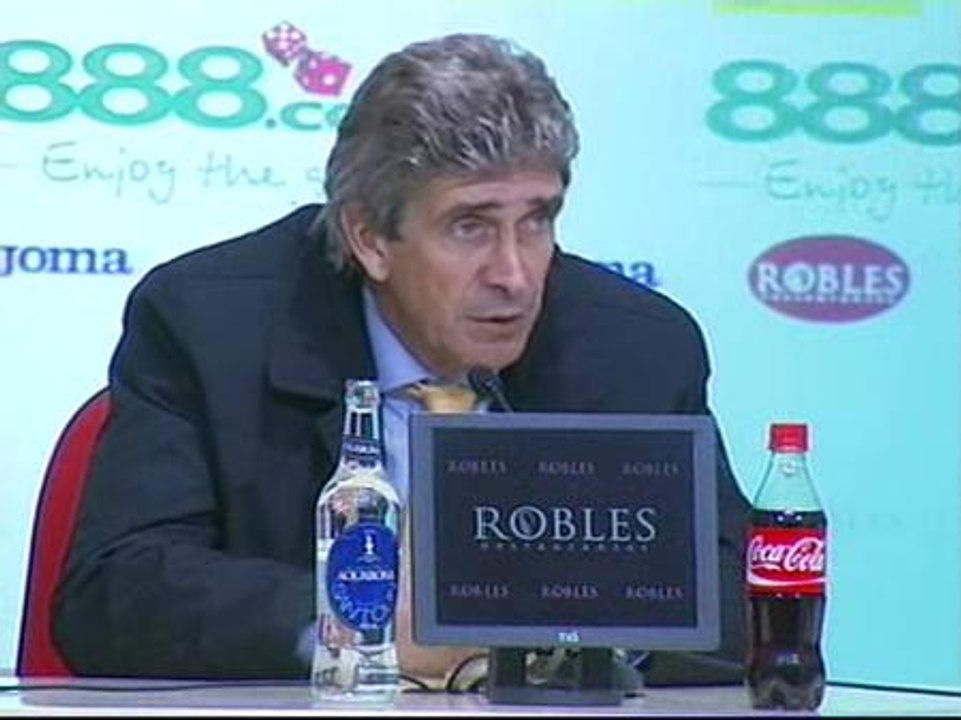 Pellegrini: "El gol del Sevilla fue en posición ilícita"