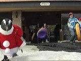 Pingüinos Santa Claus