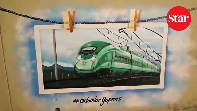 Grafiti ile ’Adamlar Yapmış!;’ dedirttiler